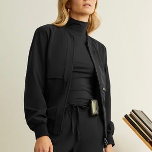 NWT Figs Pro Scrub Bomber Jacket